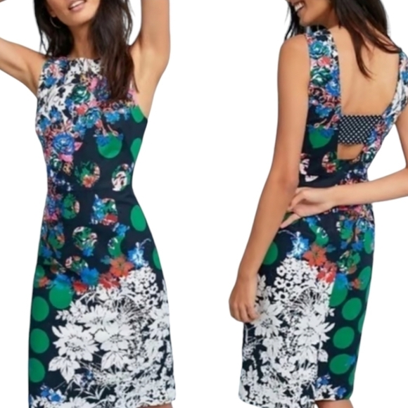 Maeve by Anthropologie Vanda Sleeveless Sheath Dress Size 8 - Picture 1 of 6